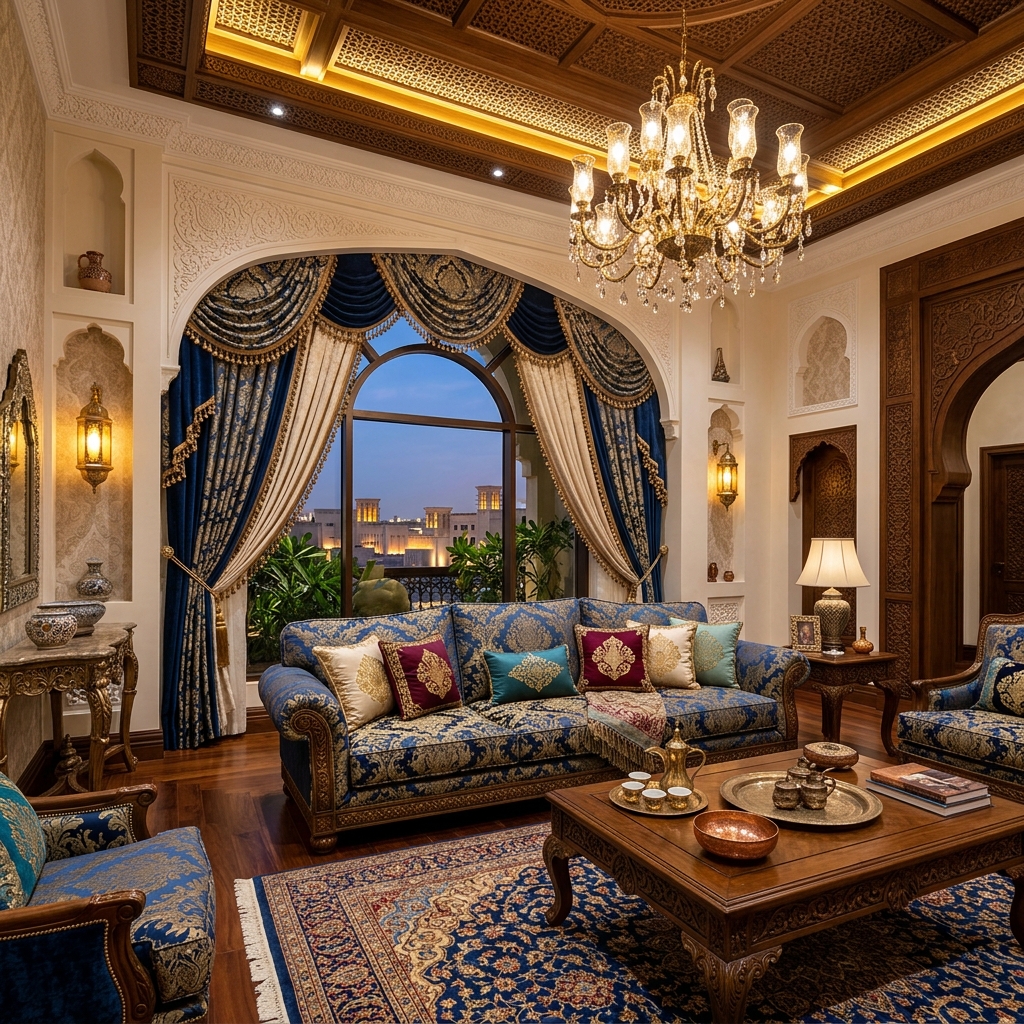 ستائر وتنجيد فاخر